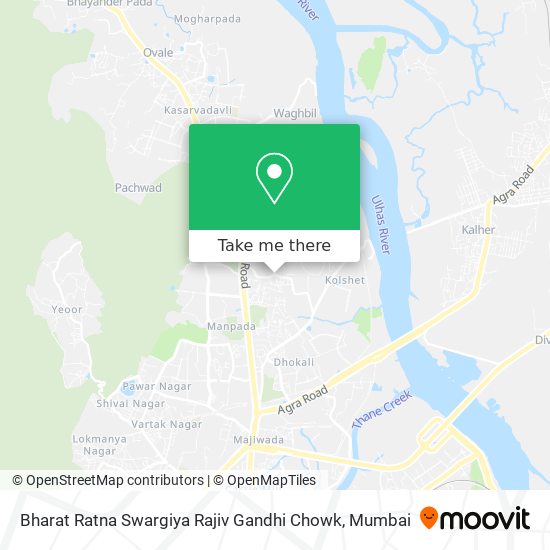 Bharat Ratna Swargiya Rajiv Gandhi Chowk map