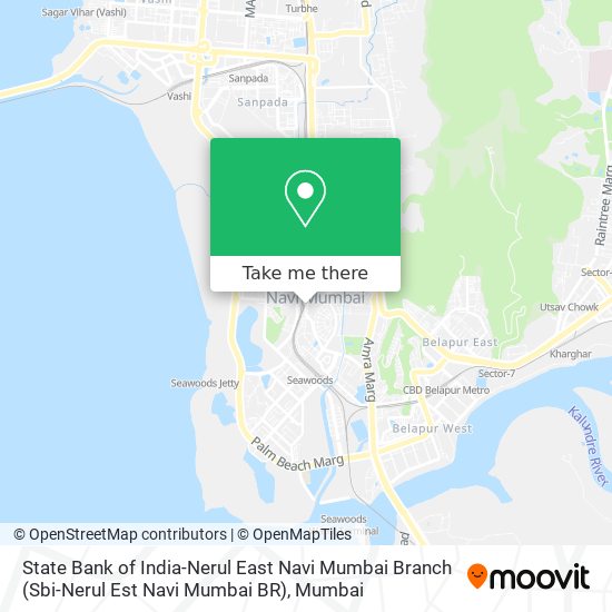 State Bank of India-Nerul East Navi Mumbai Branch (Sbi-Nerul Est Navi Mumbai BR) map