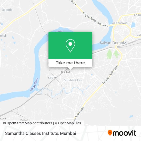 Samantha Classes Institute map