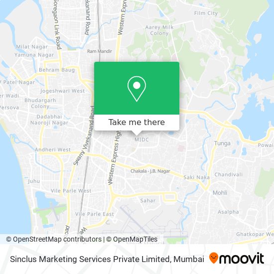 Sinclus Marketing Services Private Limited map