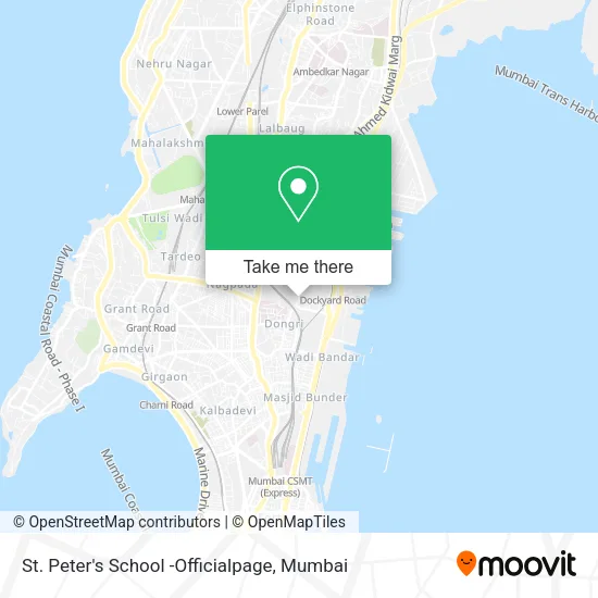 St. Peter's School -Officialpage map
