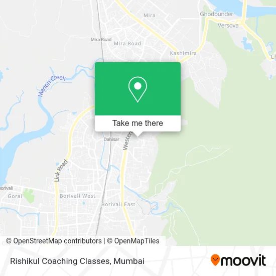 Rishikul Coaching Classes map