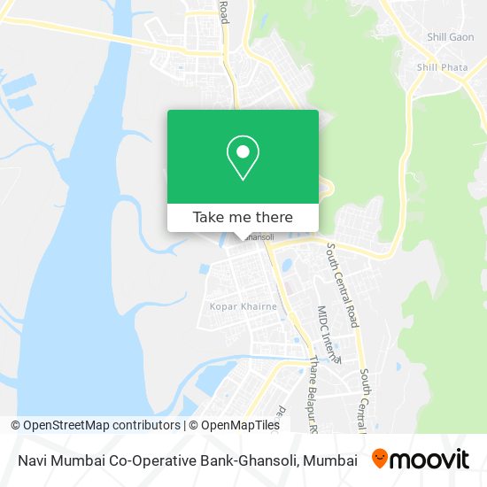 Navi Mumbai Co-Operative Bank-Ghansoli map