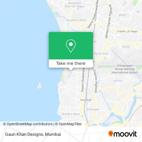 Gauri Khan Designs map