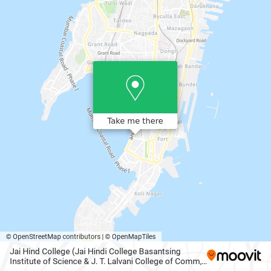 Jai Hind College map