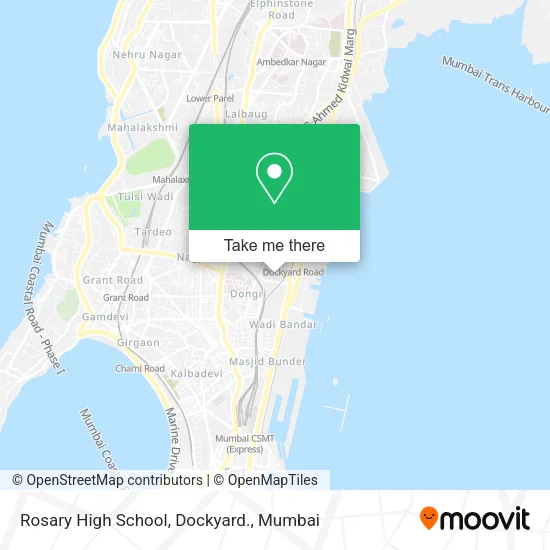Rosary High School, Dockyard. map