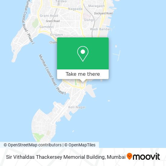 Sir Vithaldas Thackersey Memorial Building map