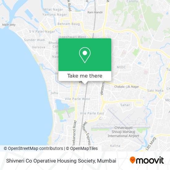 Shivneri Co Operative Housing Society map