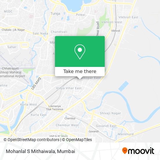 Mohanlal S Mithaiwala map