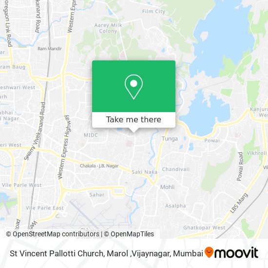 St Vincent Pallotti Church, Marol ,Vijaynagar map