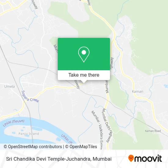 Sri Chandika Devi Mandir-Juchandra map