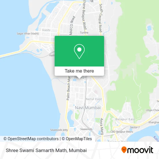 Shree Swami Samarth Math map