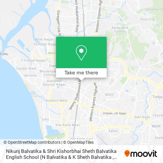 Nikunj Balvatika & Shri Kishorbhai Sheth Balvatika English School map