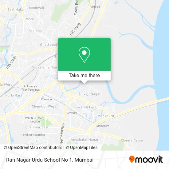 Rafi Nagar Urdu School No 1 map