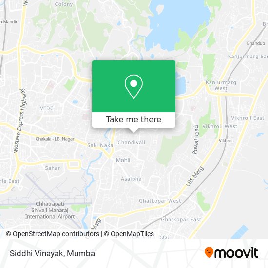 Siddhi Vinayak map