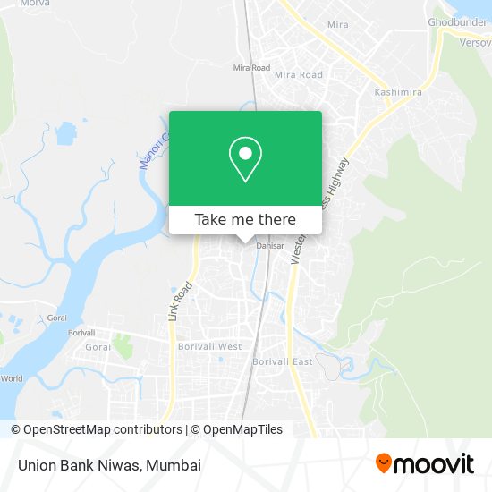 Union Bank Niwas map