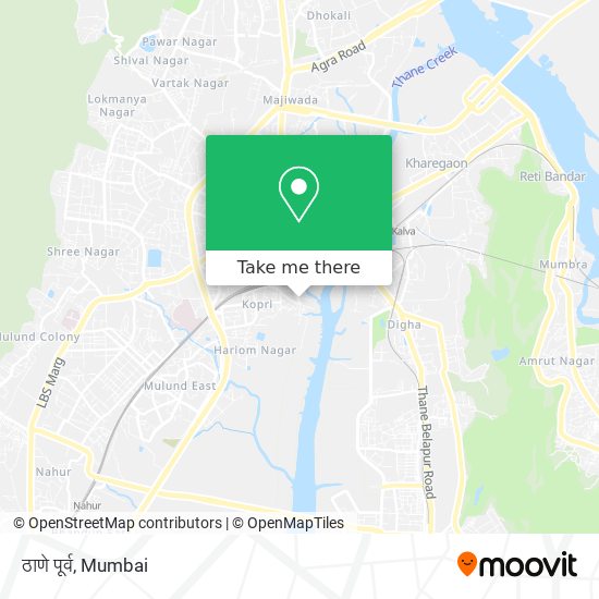 ठाणे पूर्व map