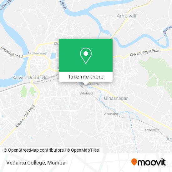 Vedanta College map