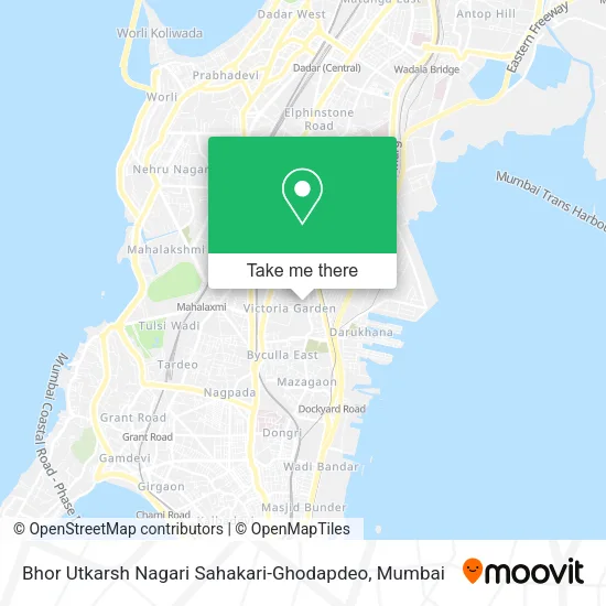 Bhor Utkarsh Nagari Sahakari-Ghodapdeo map