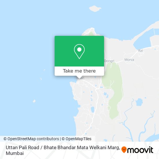 Uttan Pali Road / Bhate Bhandar Mata Welkani Marg map