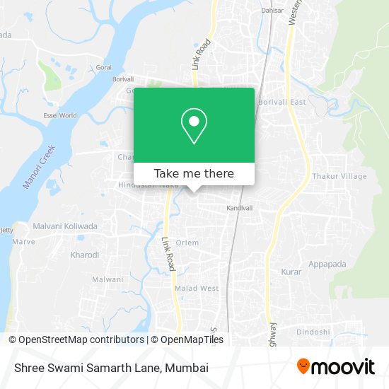 Shree Swami Samarth Lane map