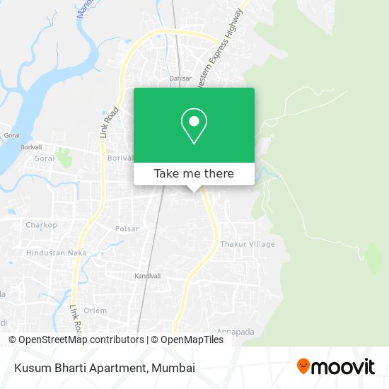 Kusum Bharti Apartment map