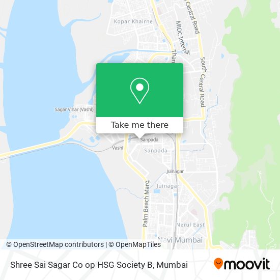 Shree Sai Sagar Co op HSG Society B map