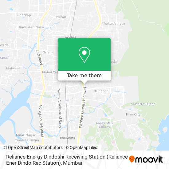 Reliance Energy Dindoshi Receiving Station (Reliance Ener Dindo Rec Station) map