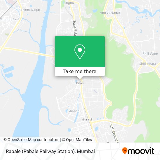 Rabale (Rabale Railway Station) map