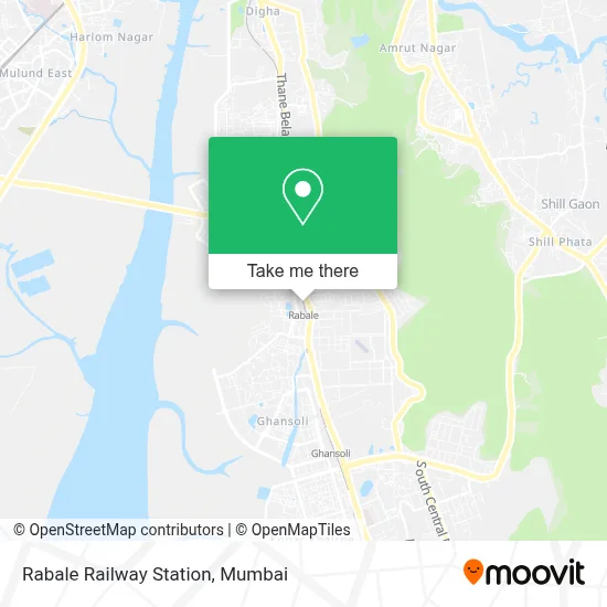 Rabale (Rabale Railway Station) map