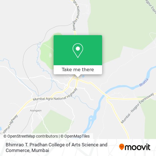 Bhimrao T. Pradhan College of Arts Science and Commerce map