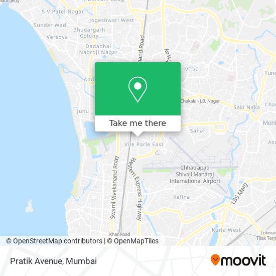 Pratik Avenue map