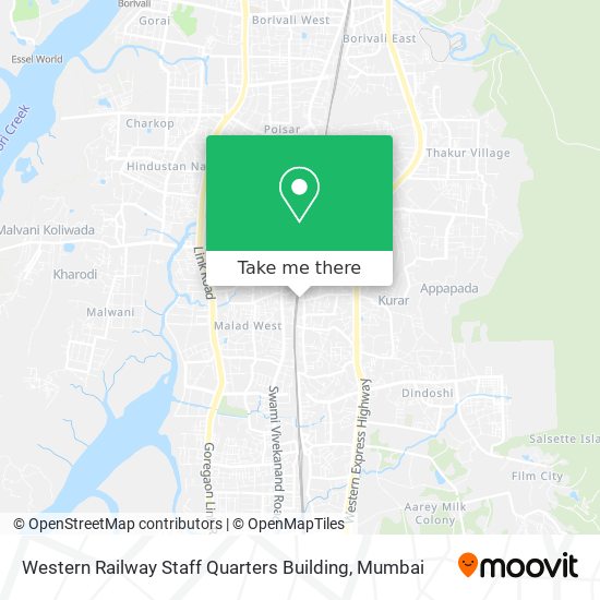 Western Railway Staff Quarters Building map