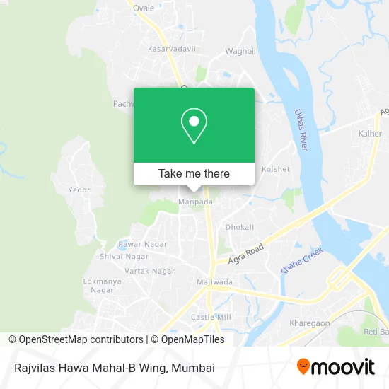 Rajvilas Hawa Mahal-B Wing map