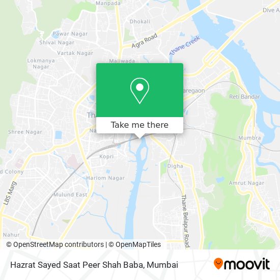 Hazrat Sayed Saat Peer Shah Baba map
