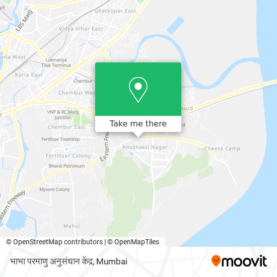 भाभा परमाणु अनुसंधान केंद्र map