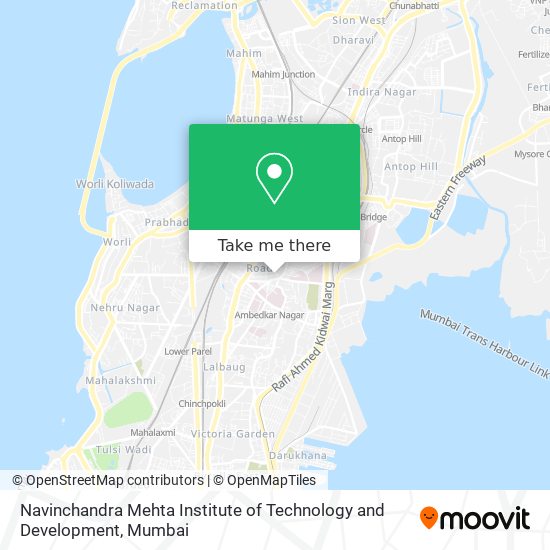 Navinchandra Mehta Institute of Technology and Development map