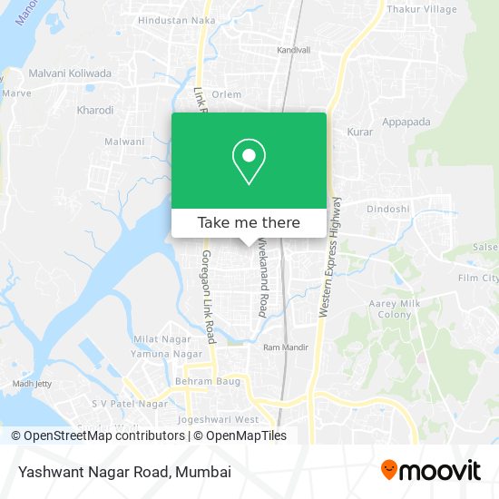 Yashwant Nagar Road map