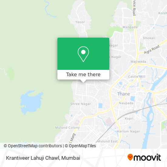 Krantiveer Lahuji Chawl map