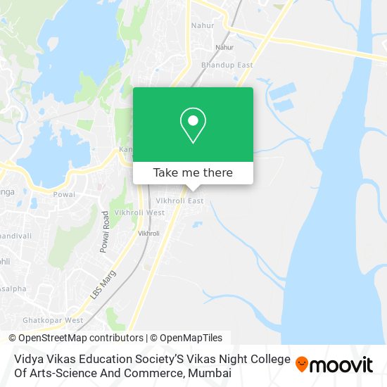 Vidya Vikas Education Society’S Vikas Night College Of Arts-Science And Commerce map