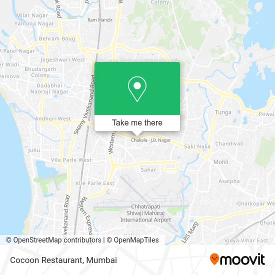 Cocoon Restaurant map