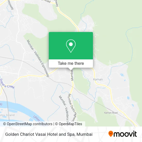 Golden Chariot Vasai Hotel and Spa map