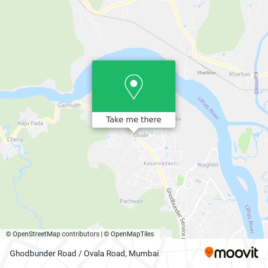 Ghodbunder Road / Ovala Road map