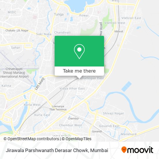 Jirawala Parshwanath Derasar Chowk map
