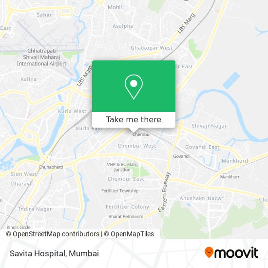 Savita Hospital map