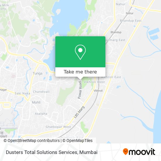 Dusters Total Solutions Services map