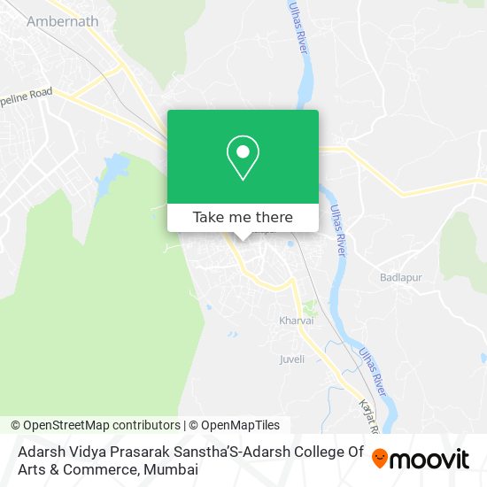 Adarsh Vidya Prasarak Sanstha’S-Adarsh College Of Arts & Commerce map