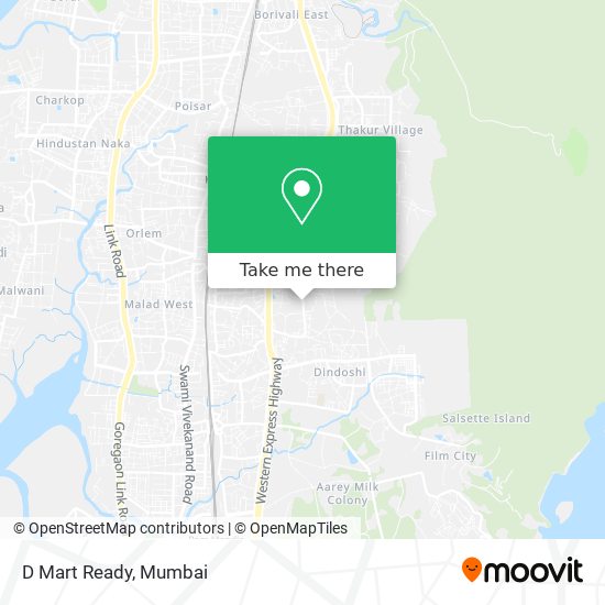 D Mart Ready map