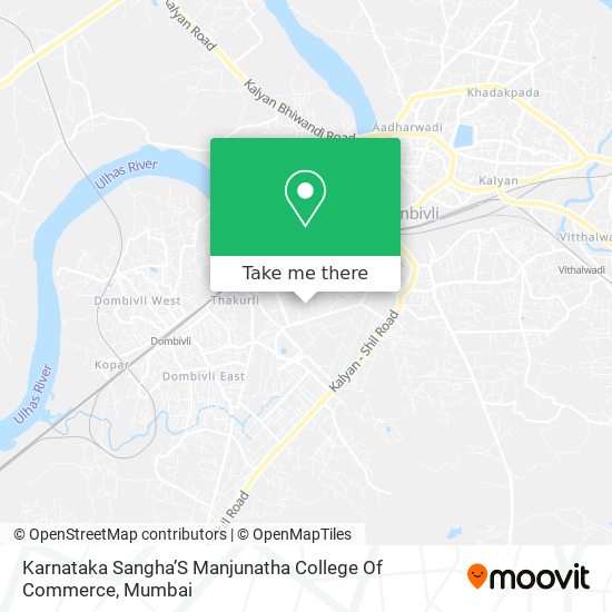 Karnataka Sangha’S Manjunatha College Of Commerce map