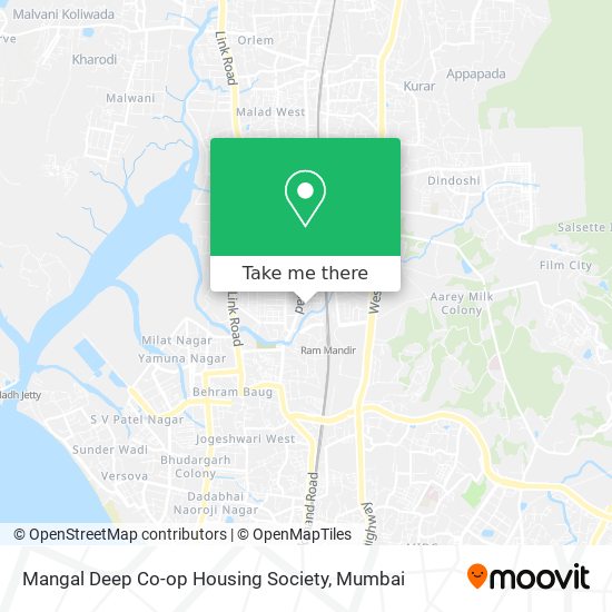 Mangal Deep Co-op Housing Society map